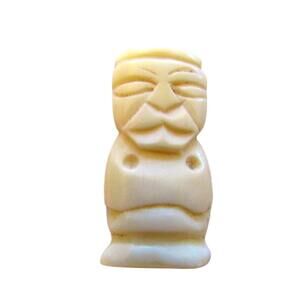 Gorgeous Handmade Maori Tiki God pendant, Tribal pendant